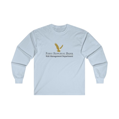 First Republic Bank Risikomanagement Abteilung Rundhalsausschnitt Langarm-T-Shirt | Lustig - Bild 17 von 22