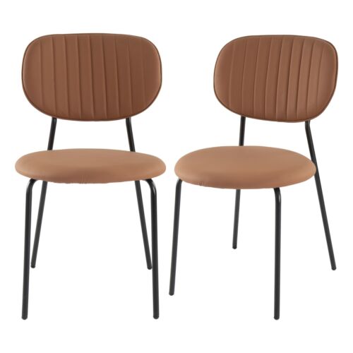 Mid Century Modern Dining Chairs Set of 2 - Picture 3 of 11