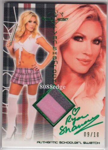 2011 SCHOOL GIRL SWATCH AUTOGRAPH AUTO: RYAN SHAMROCK #9/10 HOT FOR TEACHER - Picture 1 of 4