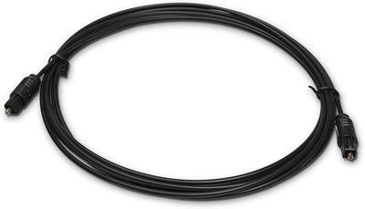 Digital Optical Audio Cable - 12 ft - Toslink - Optic Fiber Cord - Ultra Thin