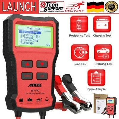 ANCEL BST100 12V Batterietester Digital PKW KFZ Diagnosegerät Akku Testgerät