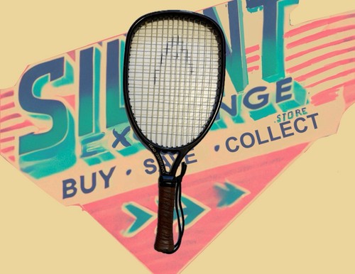 HEAD Raquetball Graphite Apex Racquet 4 1/8 AMF Leather wrapped handle USA made - Picture 2 of 2