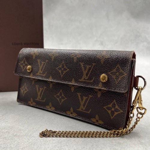 Louis Vuitton Portefeuille Accordion Long Wallet Monogram Canvas Women Accessory