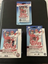 Topps 2022 Series 1 Baseball Hanger + Blaster box + 2 pack blister