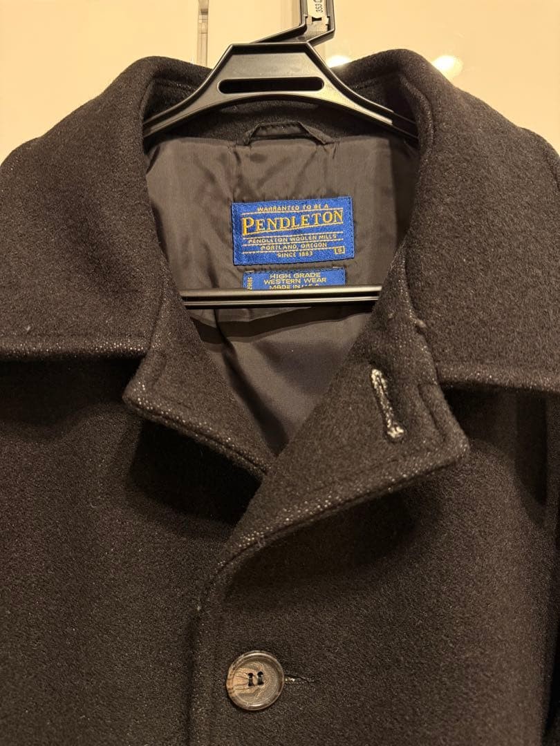 Pendleton Peacoat Black/Multicolor Wool-Nylon Ble… - image 2