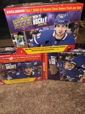 2020-21 Upper Deck Series 2 NHL Hockey Trading Card Mega Factory Sealed-LOT OF 3