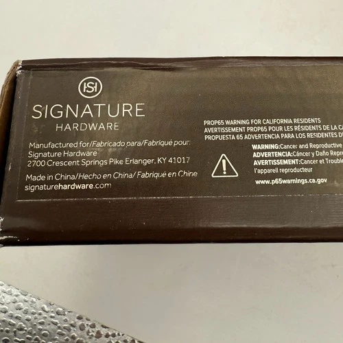 Signature Hardware SHRSA123PN 12" Rain Shower Arm ONLY (NO FLANGE) Polished Nick - Picture 6 of 6