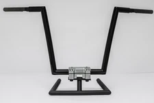 KST Kustoms 12" Outlaw 1 1/4" Gloss Black Handlebars Harley Road Glide 15-18