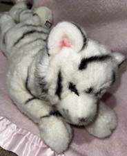 Douglas Cuddle Toy Zahara White Tiger Cub Deluxe Plush 21" Stuffed Animal 3567