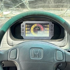 Civic 96-00 Dash Cluster FLUSH MOUNT for HALTECH IC7 Honda EK EJ EM1