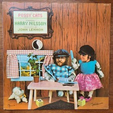 Harry Nilsson John Lennon 1974 LP 'Pussy Cats' RCA Stereo Vinyl