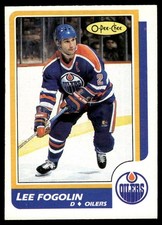 1986-87 O-Pee-Chee Lee Fogolin Edmonton Oilers #210