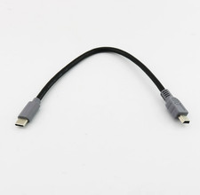 Mini USB 5 Pin Male To USB 3.1 Type-C Male Converter OTG Adapter Cord Cable