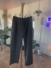 Men  s Straight Leg, Gray Zara, Track Pants Size Large Drawstring