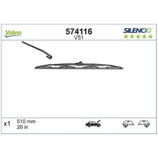 Valeo Scheibenwischer vorne 288901158R 288903211R 7711172853 | 713101