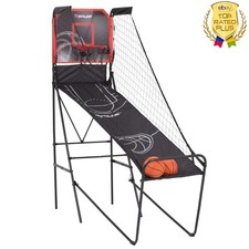 Single Basketball Shootout W/ Quick Connect Easy Assemble Frame Compact Fold Up