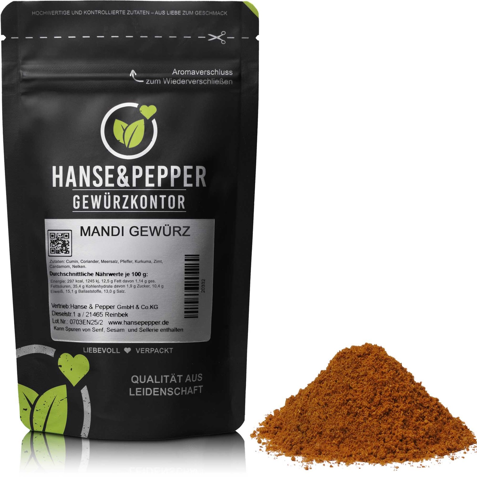 250g Mandi Gewürz orientalische Gewürzmischung Mandi Reis Hähnchen Mandi Spices