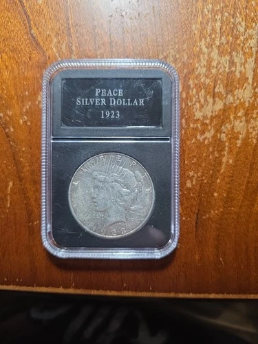 1923 Peace Silver Dollar In VF Condition Circulated Ungraded
