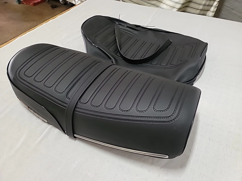 ЧЕХОЛ НА СИДЕНЬЕ SUZUKI GT500 GT550 M/A/B 1975-1977 с РЕМЕШКОМ (S*-34) - Изображение 3 из 4