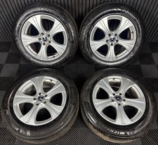 18'' GENUINE MERCEDES GLC SILVER DC ALLOY WHEELS TYRES ALLOYS A2534010800