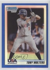 2010 Bowman Chrome 18U USA Team Blue Refractor /250 Tony Wolters #USA18-BC20 1v7