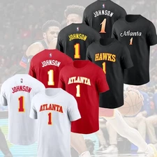 HOT ITEM! Jalen Johnson #1 Atlanta Hawks 2025 Name & Number Fastship For Fans
