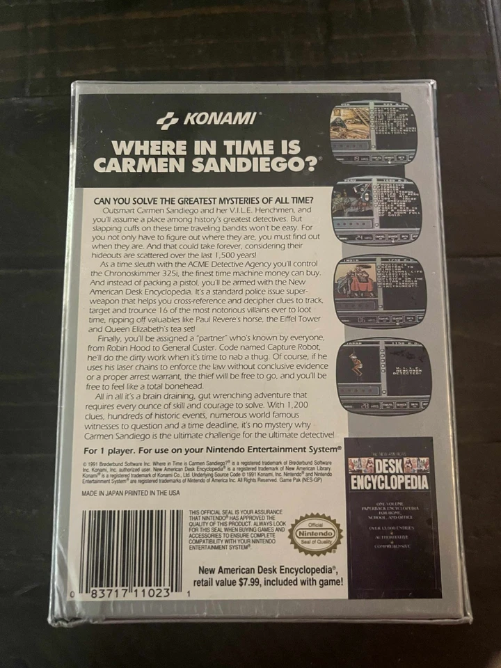 Where in Time is Carmen Sandiego (Nintendo Entertainment System, 1991) - Image 2 of 4