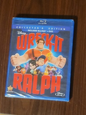 Wreck It Ralph- (New Sealed) Collectors Edition-Movie Club (Blu-ray/DVD, 2013)
