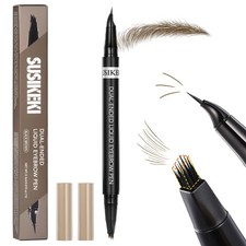 Dual-Ended Microblading Eyebrow Pencil for Women, 2 in 1 Liquid Eyebrow Penci...