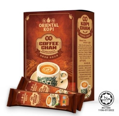Oriental Coffee Cham Perfect Coffee with Milk Tea 4 boxes x 380g 