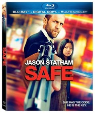 Safe (FACTORY SEALED) Blu-ray Jason Statham Action Thriller + Slipcover