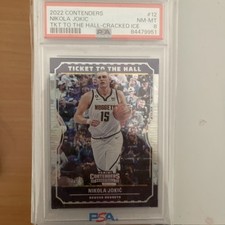 2022 Contenders Nikola Jokic TKT TO THE HALL OF FAME - CRACKED ICE /25