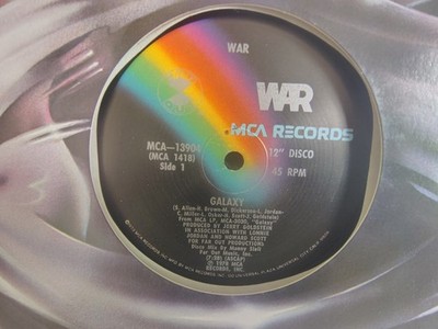 WAR - ''GALAXY - JUNKIE TO MY MUSIC'' / MCA RECORDS 1978