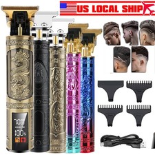 Hair Clippers for Men Cordless Professional Beard Trimmers with LCD Display