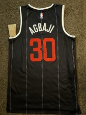Signed Ochai Agbaji #30 Toronto Raptors Jersey XL Scottie Barnes Ingram Dick NWT