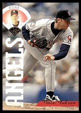 Brian Anderson 1995 Leaf #118 Angels MLB READ FREE SHIPPING AutographDen