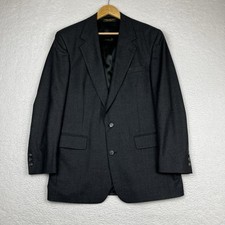Vintage 80s Brooks Brothers Wool Blazer 41 Long Charcoal Gray Made in USA
