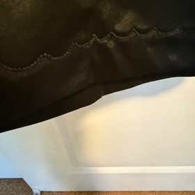 Vintage Sears Black Full Dress Slip Size 34 Tall Adjustable Straps