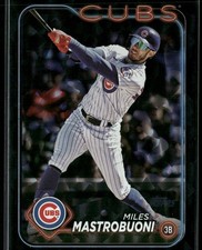 2024 Topps #489 Miles Mastrobuoni Black #/73