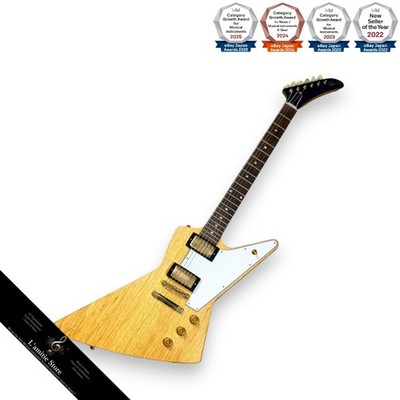Gibson 1958 Korina Explorer Reissue White Pickguard VOS E-Gitarre