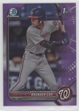 2022 Bowman Draft Chrome Purple Refractor 102/250 Brenner Cox #BDC-196 0t63