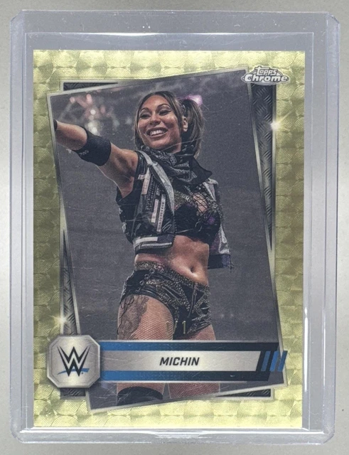 Michin 2025 Topps Chrome WWE #168 Superfractor 1/1
