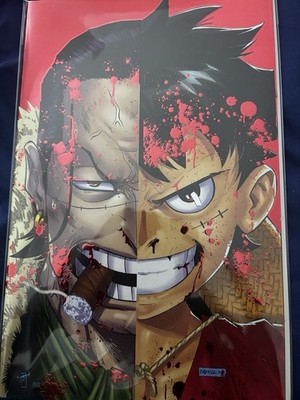 MEGACON 2026 One Piece Croc/Luffy SPOT FOIL RED Jonathan Uribe LMTD #15/ 100 
