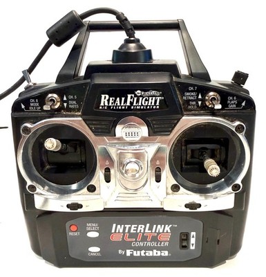 Interlink Elite Futaba Controler Real Flight R/C Simulator USB Link *O