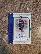 2022-23 National Treasures Brad Miller 5/5 Timeless Talents Emerald #TSS-BML 