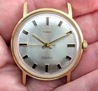 1970 TIMEX Electric 9424 4070 Vintage 33mm Quartz Watch Movement PARTS or REPAIR