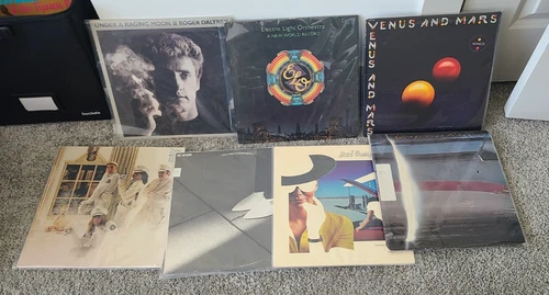 Classic Rock Lot of (7) Vinyl LPs - Paul McCartney / ELO / Roger Daltrey /Bad Co