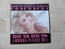 Samantha Fox Autogramm signed Maxi-Cover 12" "Do Ya Do Ya" Vinyl