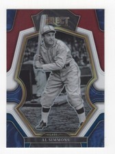 2023 PANINI SELECT BASEBALL TRI-COLOR PRIZM AL SIMMONS ATHLETICS #176