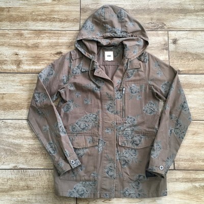 vans floral windbreaker